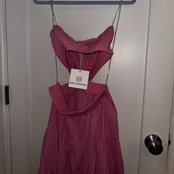 NWT - Showpo - Xiomara Maxi Dress - Strapless Cut Out Tiered Dress - Size 6 (M) - Picture 2 of 7